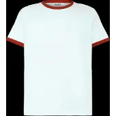 Weekday Camisa vermelho / branco