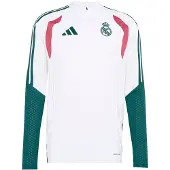Adidas Camisa funcionais 'REAL' esmeralda / melancia / branco