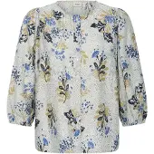 Fransa Blusa 'SERENA' azul / mistura de cores