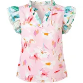 Faina Blusa mistura de cores