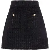 Faina Saia ouro / preto