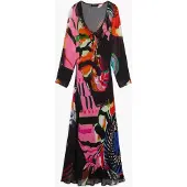 Desigual Vestido 'M. C. Lacroix' mistura de cores / preto