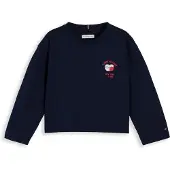 Tommy Hilfiger Camisola navy / vermelho / branco