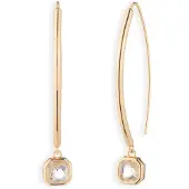 Ralph Lauren Brincos 'DARLENE' ouro / transparente