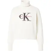 Calvin Klein Jeans Pullover cinzento / vermelho / branco