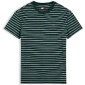 Tommy Hilfiger Camisa verde escuro / branco