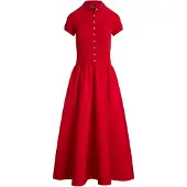 Ralph Lauren Vestidos camiseiros vermelho