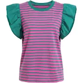 MyMo Pop Blusa verde / rosa