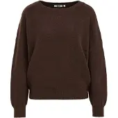 We fashion Pullover castanho escuro