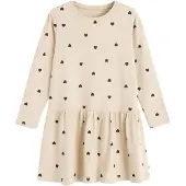 Cool Club Vestido creme / preto
