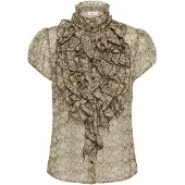 Saint tropez Blusa 'Lilja' cáqui