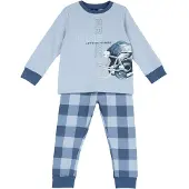 Chicco Pijama safira / opal / azul claro / branco