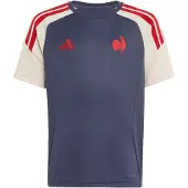 Adidas T-shirt France Rugby Performance para Criança