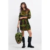 Desigual Vestido 'M. C. Lacroix' verde / mistura de cores