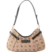 GUESS para mulher. HWJP2231180 Bolsa de ombro Dorothy beige (OSFA), Bege, Casual, Poliéster