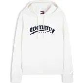 Tommy Hilfiger Sweatshirt 'ESS' preto / branco