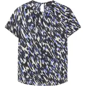 s.Oliver Blusa bege claro / marinho / azul real / preto