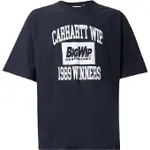 Carhartt WIP Camisa 'Winners' navy / branco