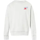 New Balance Sweatshirt azul real / cinzento / cinzento claro / laranja