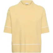 Kaffe Pullover 'KAJinie' amarelo / branco