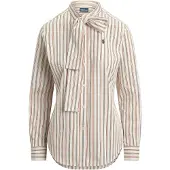 Ralph Lauren Blusa creme / vermelho / preto