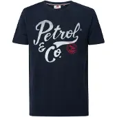Petrol Industries Camisa preto / branco