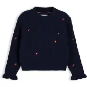 Tommy Hilfiger Pullover navy / vermelho escuro / offwhite