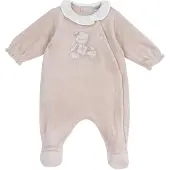 Chicco Macacão/Body malva / pó / rosa pastel