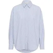 Kaffe Blusa 'KAAster' azul claro / cinzento / branco