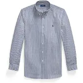 Ralph Lauren Camisa clássica azul escuro / branco