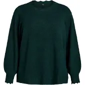 Zizzi Pullover 'Casunny' verde mosqueado