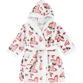 Chicco Roupão de banho salmão / vermelho escuro / preto / branco
