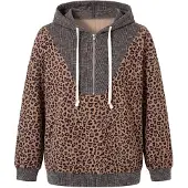 Mymo Sweatshirt azul / castanho