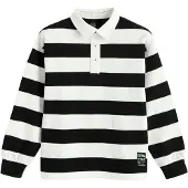 Cool Club Sweatshirt preto / branco