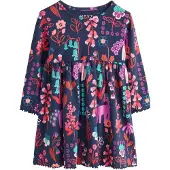Next Vestido navy / aqua / orquídea / melancia
