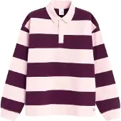 Cool Club Sweatshirt borgonha / branco