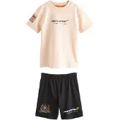 Next Pijama pêssego / laranja escuro / preto / branco