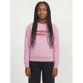JJXX Sweatshirt 'JXMerle' cor-de-rosa / vermelho escuro