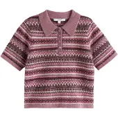 Next Pullover malva / rosa / offwhite / branco casca de ovo
