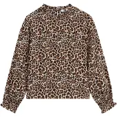 We fashion Blusa conhaque / cappuccino / preto