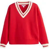 Next Sweatshirt vermelho / branco