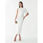 BWLDR Vestido de cocktail 'MISTY' branco