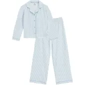 We fashion Pijama azul claro / branco