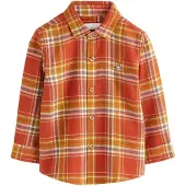 Next Camisa areia / mostarda / laranja escuro