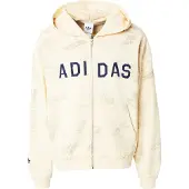 Adidas Originals Casaco em moletão 'AOA' bege / estuque / marinho