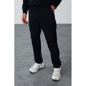 Tommy Life Calças de desporto 'Jogginghose' preto