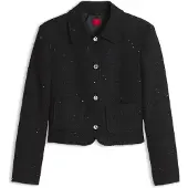 HUGO Blazer 'Agesina' mosqueado preto