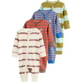 Next Pijama creme / azul / castanho / oliveira