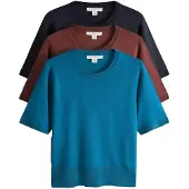 The Set Pullover marinho / azul real / chocolate
