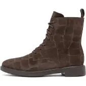 Rylko Botas pelo tornozelo castanho escuro